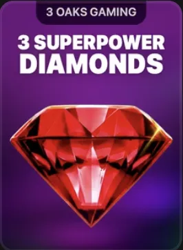 3 Superpower Diamonds, miniatura del juego en Rabona
